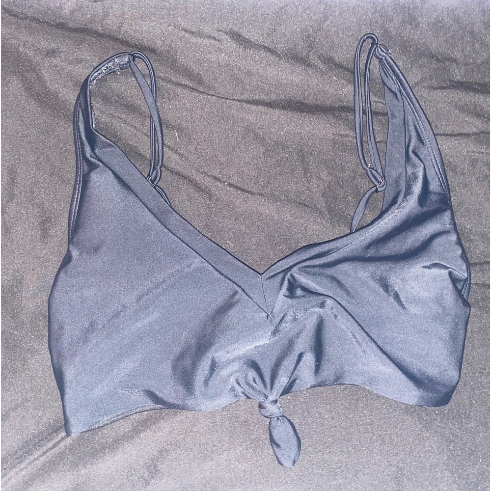 Black bathing top